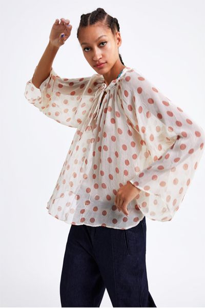 Polka Dot Blouse