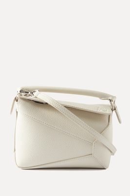 Puzzle Mini Grained-Leather Cross-Body Bag from Loewe
