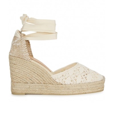 Carina Crochet Wedge Espadrilles from Castañer