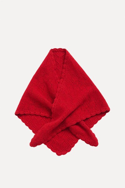 Royal Regenerative Wool Head Scarf from Shrimps x Reformation