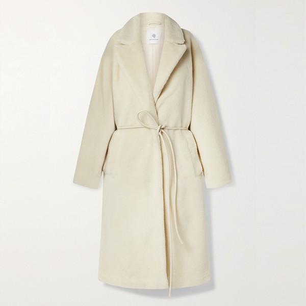 Sasha Oversized Belted Fleece Coat from Anine Bing