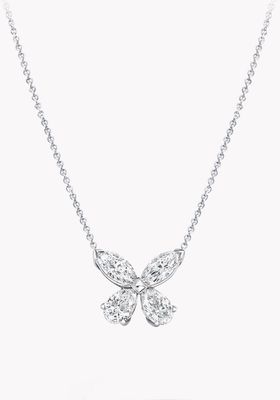 Classic Butterfly Diamond Pendant