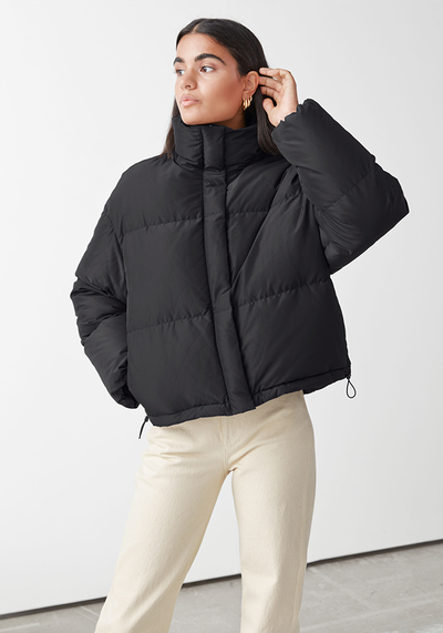 Short Oversized Puffer Jacket