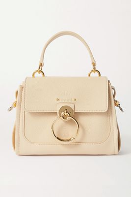 Tess Day Mini Textured And Smooth Leather Shoulder Bag from Chloé