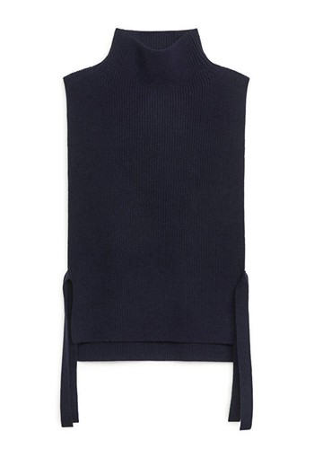 Rib Knit Bib Neck from Arket