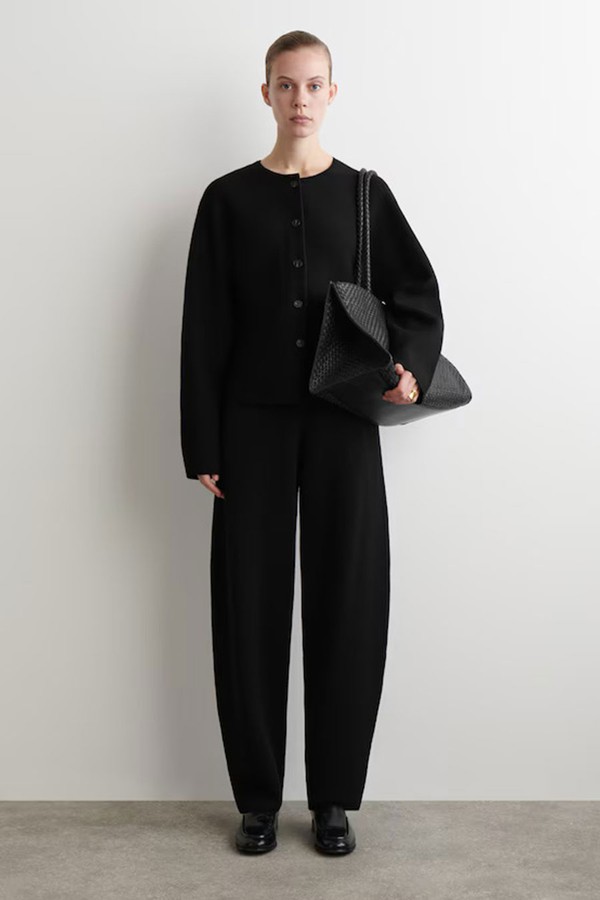 Sculpted Wool Cardigan