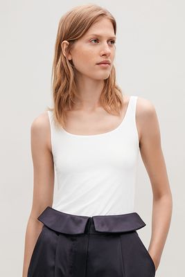 Stretch-Cotton Vest Top from Cos