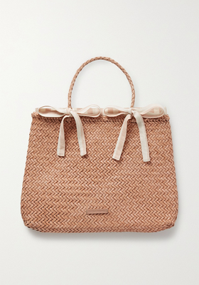 Knox Woven Leather & Canvas Tote from Loeffler Randall
