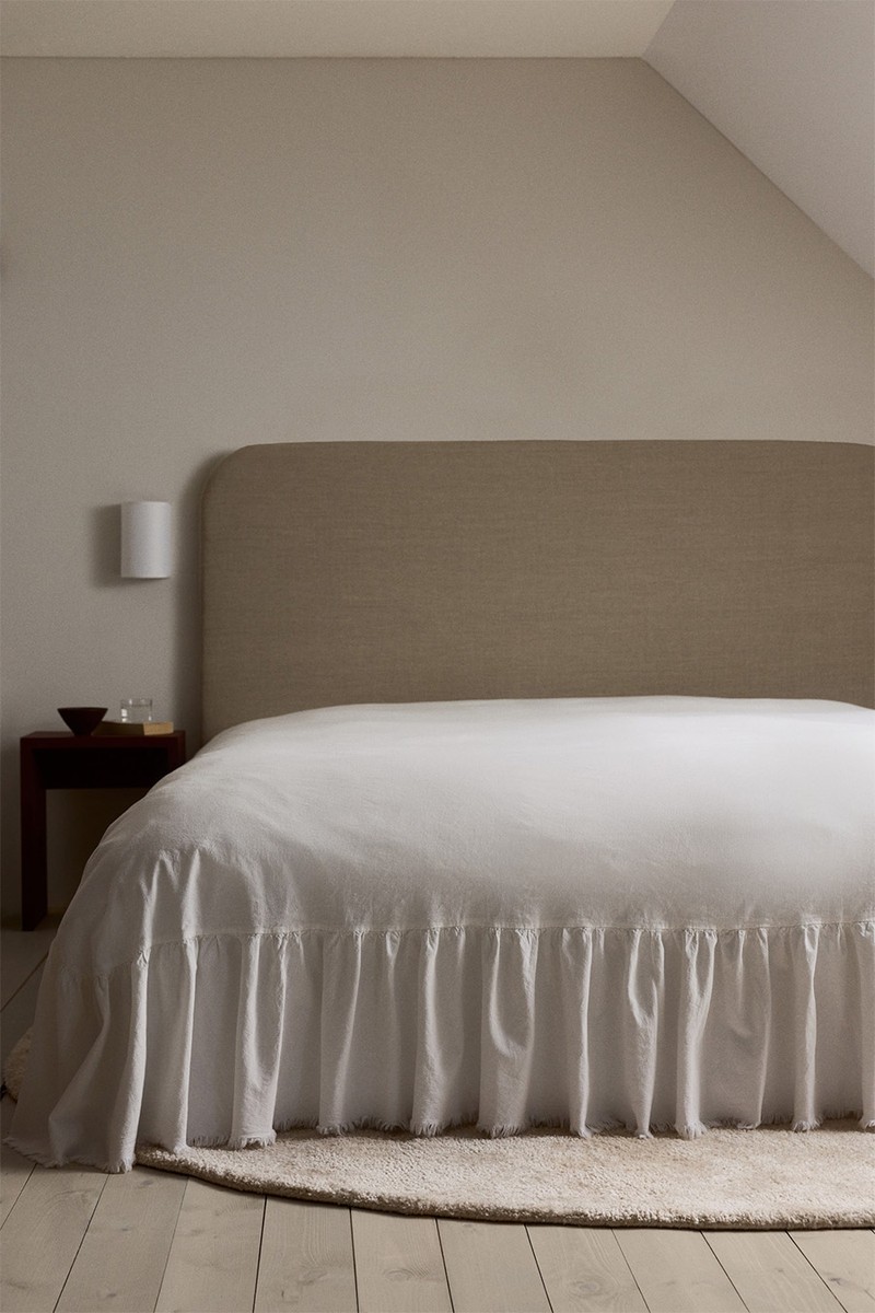 Linen-Blend Bedspread
