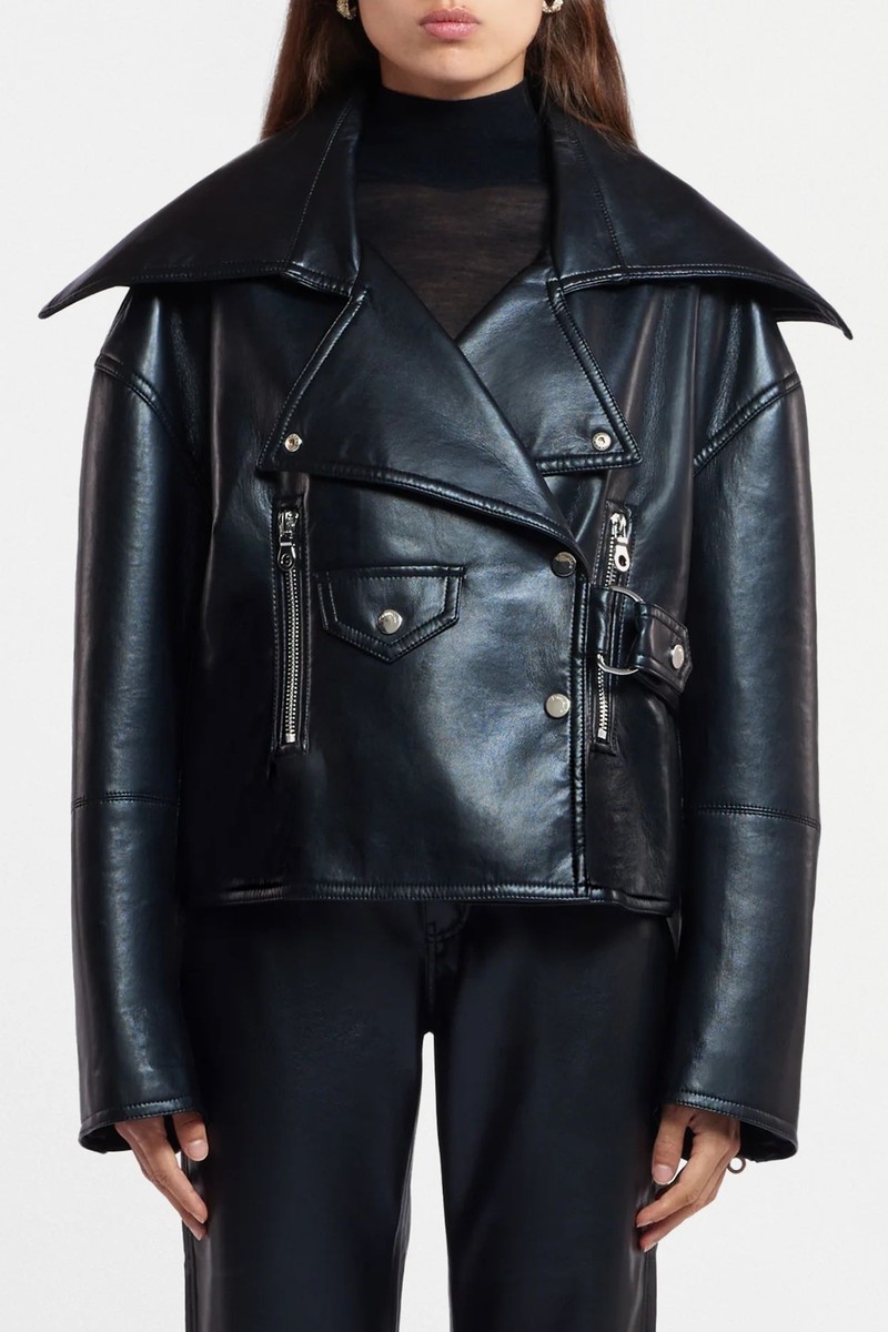Ado Regenerated Leather Jacket