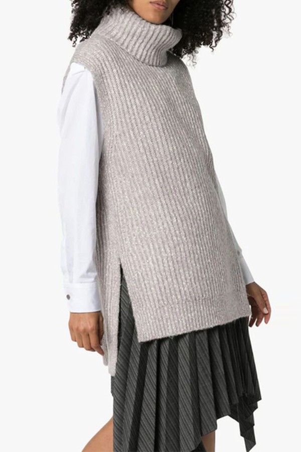 Turtleneck Sleeveless Knit Jumper from See by Chloé