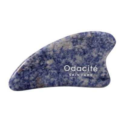 Crystal Countour Blue Sodalite Gua Sha from Odacite