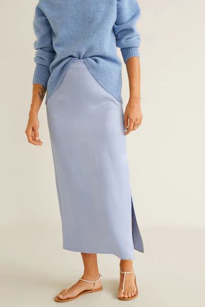 Satin Skirt from Mango