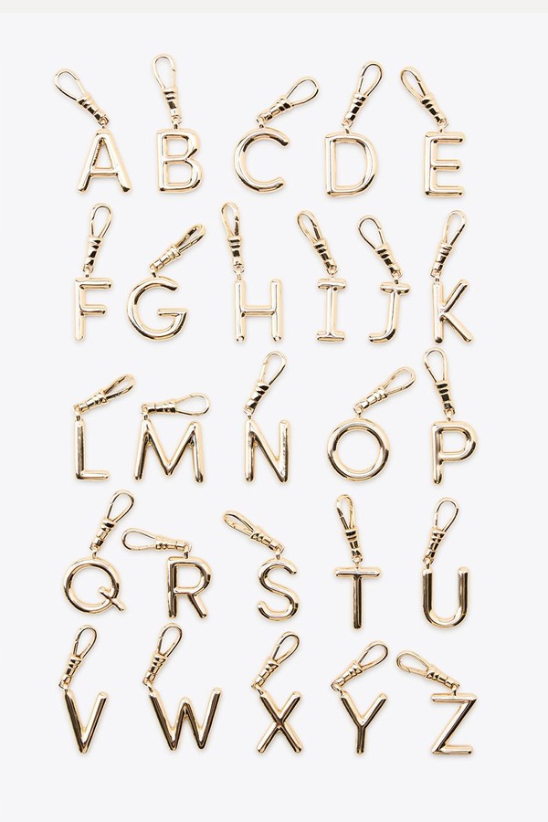 Letter Charms from Zara