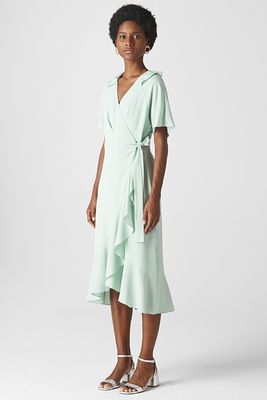 Abigail Frill Wrap Dress from Whistles