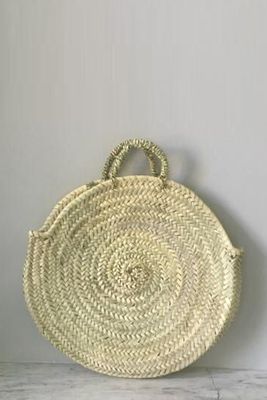 Large Circular Woven Basket from Edit 58