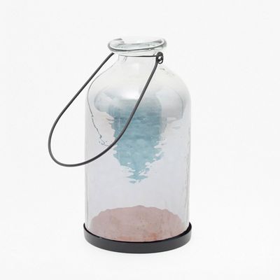 Lustered Glass Lantern