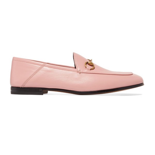 Brixton Collapsible-Heel Leather Loafers