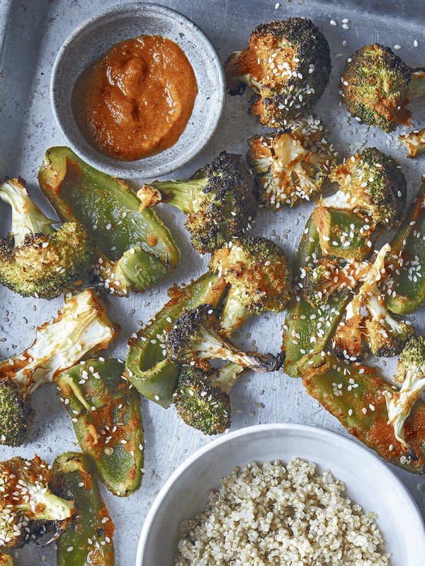 Korean Barbecue Roasted Broccoli From 7 Day Vegan Challenge 