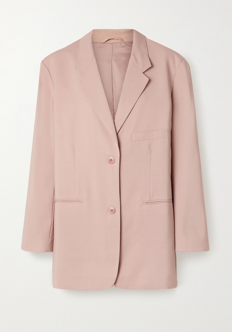 Pernille Oversized Woven Blazer from Frankie Shop