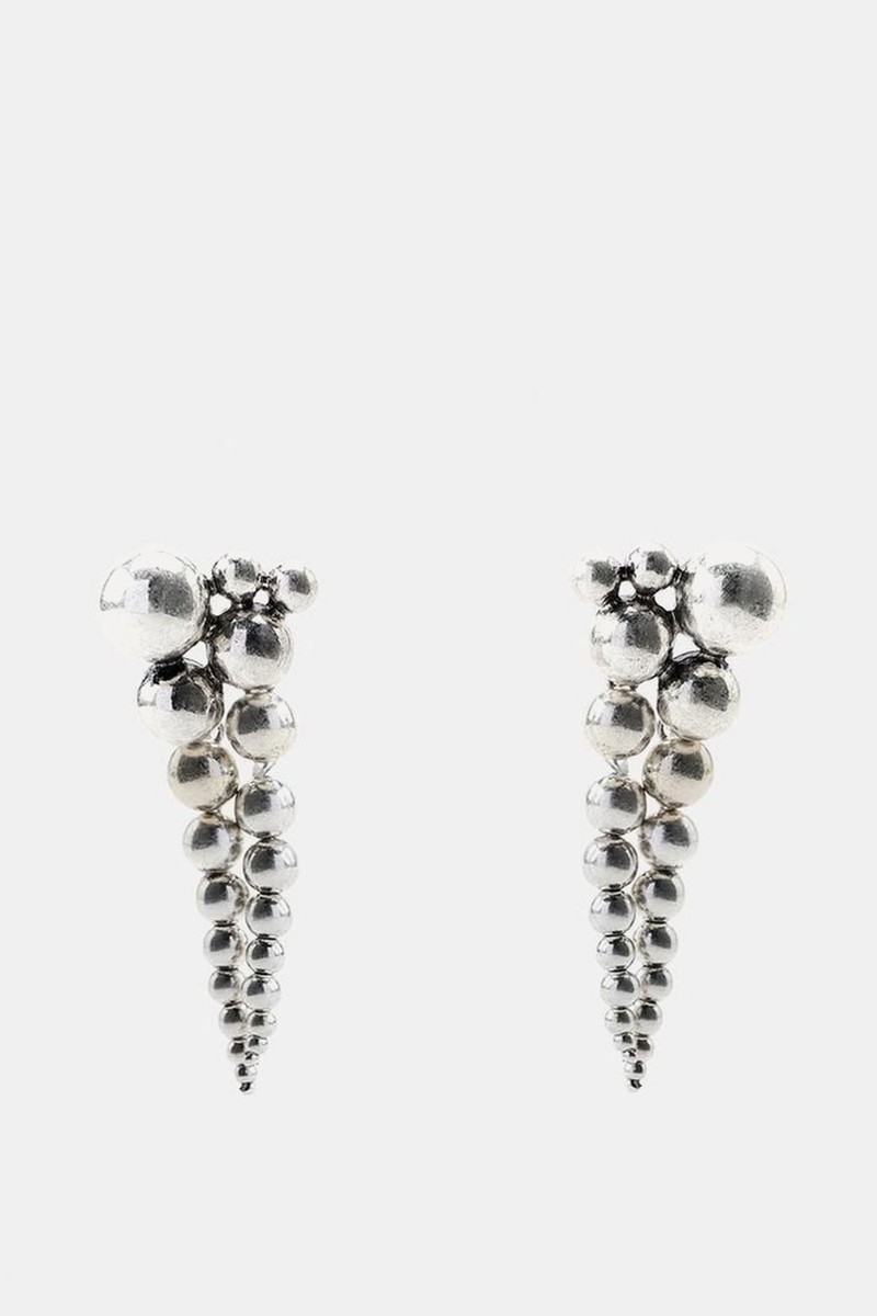 Metal Ball Dangle Earrings from zara