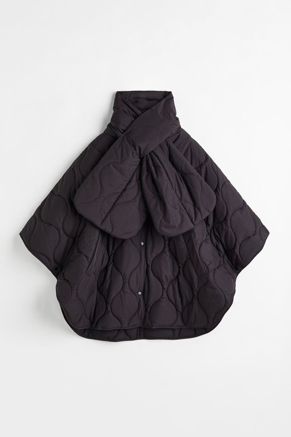 Quilted Cape With Scarf from H&M