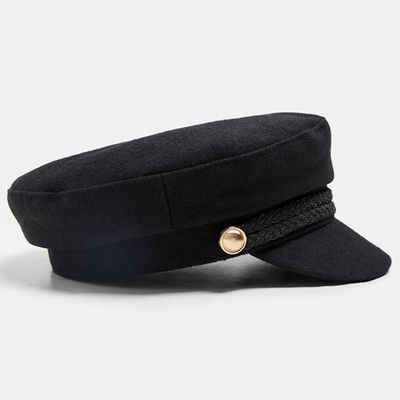 Nautical Cap With Button from Zara