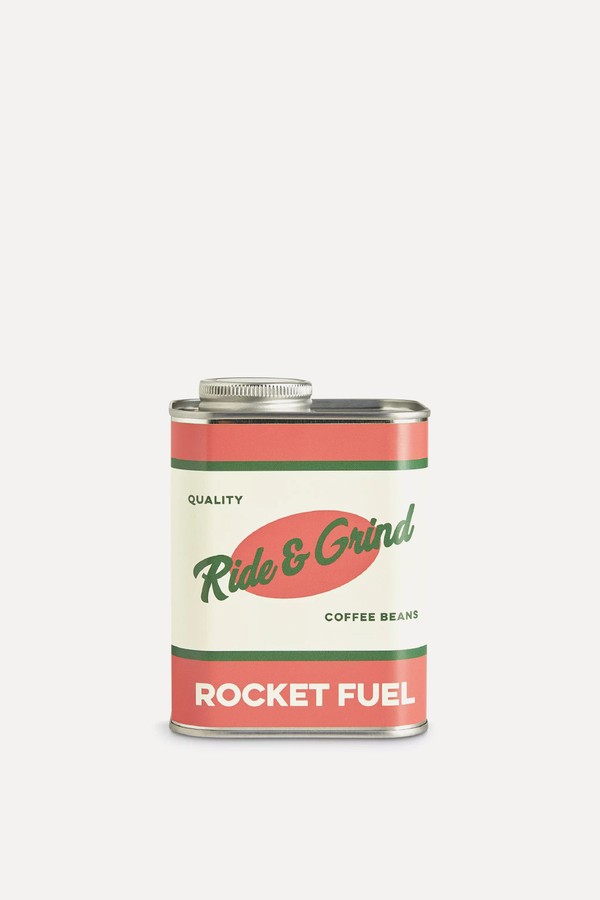 Rocket Fuel Coffee Bean Tin from Ride & Grind