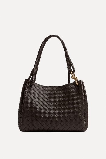 Parachute Leather Shoulder Bag from Bottega Veneta