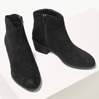 Block Heel Western Boots