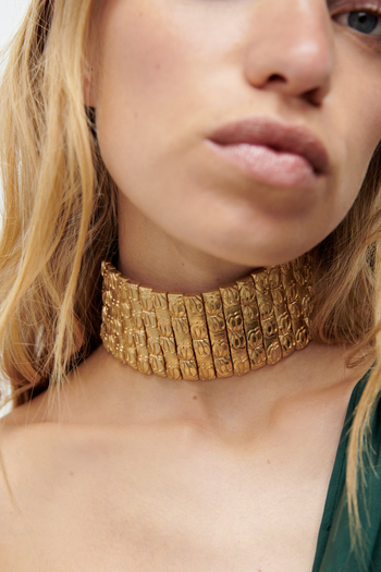 Wide Metal Choker from Zara