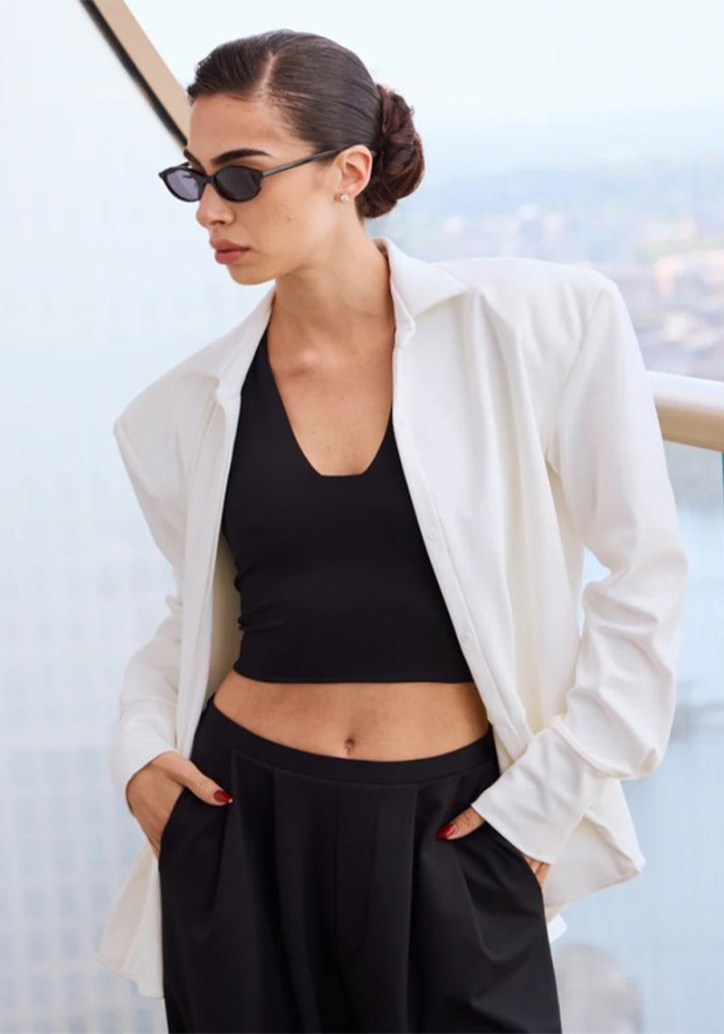 Padded Oversized Shirt