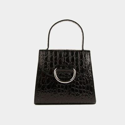 Little Lady Glossy Black Croc from Little Liffner