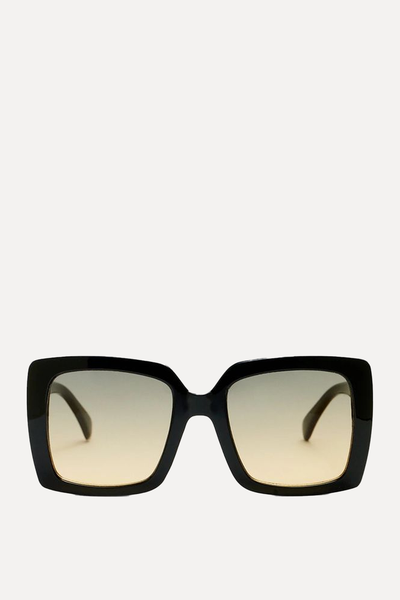 Square Sunglasses With Gradient Lens from Stradivarius