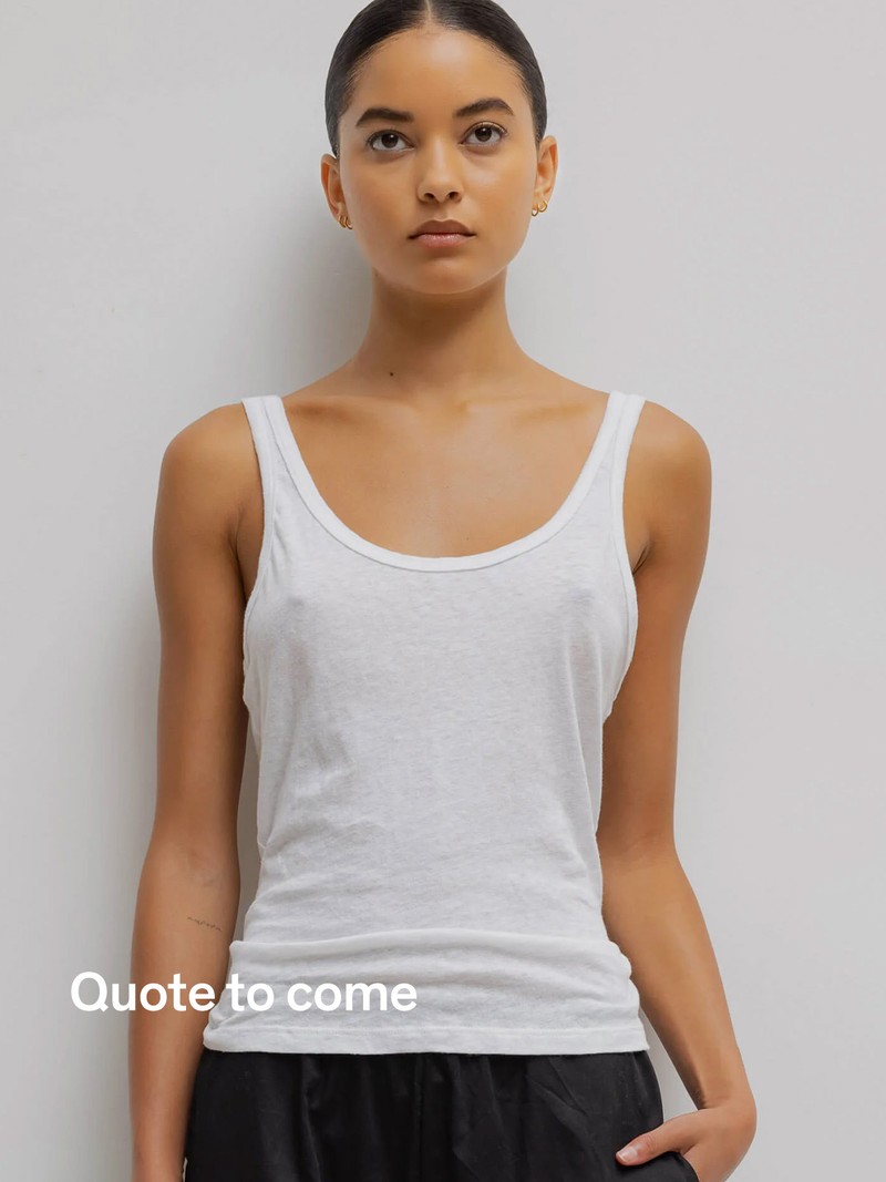 Laura Scoop Neck Tank from Leset