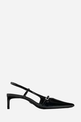 Slingback Shoes With Buckle Strap from Zara