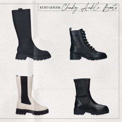 12 Chunky Boots At Kurt Geiger