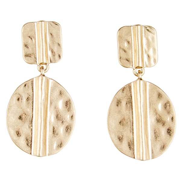 Rebecca Ridge Disc Earrings from Jaeger