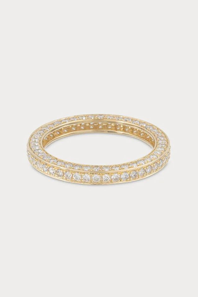 Triple Diamond Eternity Band Ring