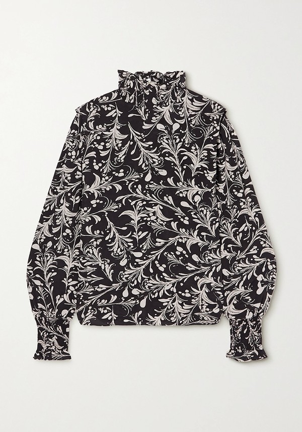 Yoshi Floral-Print Georgette Blouse from Isabel Marant Étoile