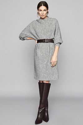 Nicole Ribbed Jumper Dress from Reiss