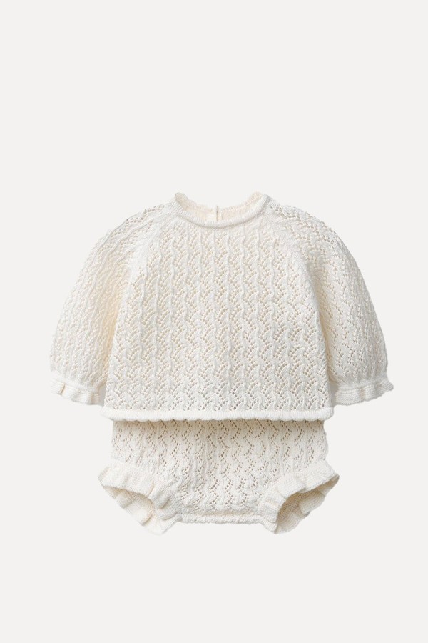 Textured Jumper & Knickers Set from Zara