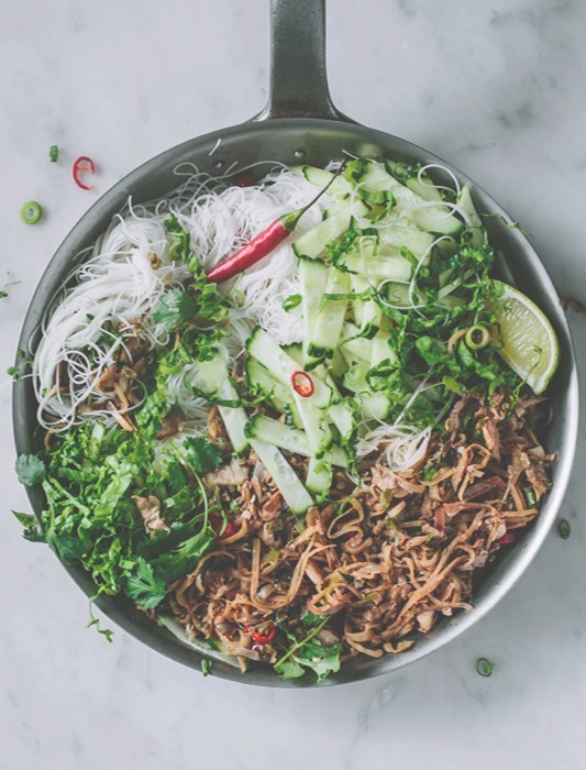 Banana Blossom With Coconut & Chilli