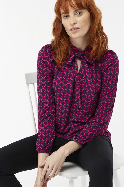 Gabby Geo Print Top