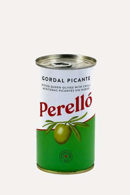 Pitted Green Olives Picante from Perello