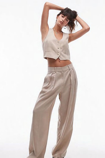 Mix Waistcoat & Trouser Co-ord  from Mango