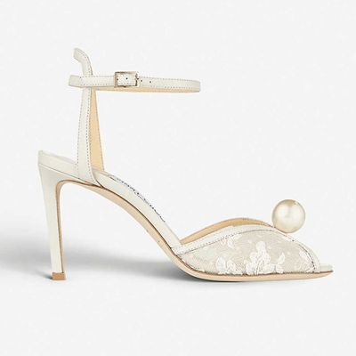 Sacora 85 Lace Sandals from Jimmy Choo
