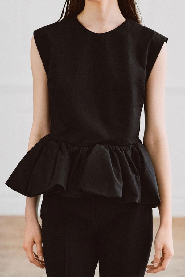 Sleeveless Peplum Top