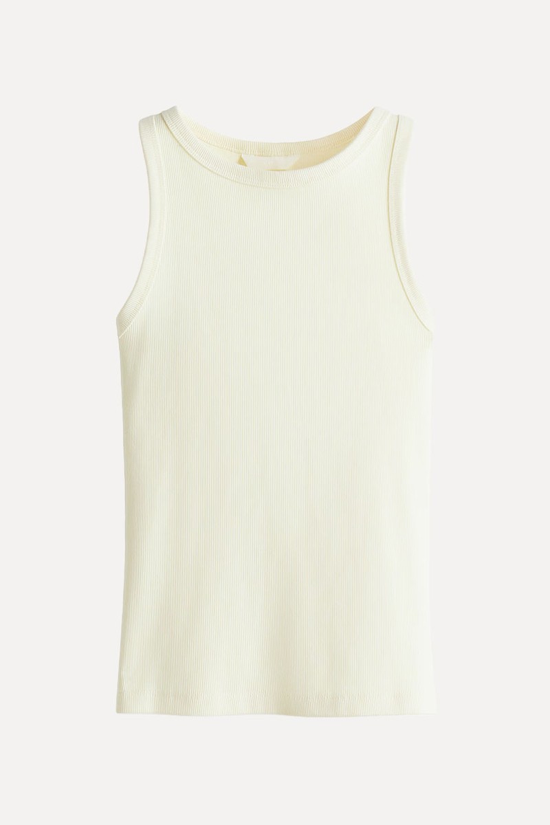 Ribbed Cotton Vest Top from H&M