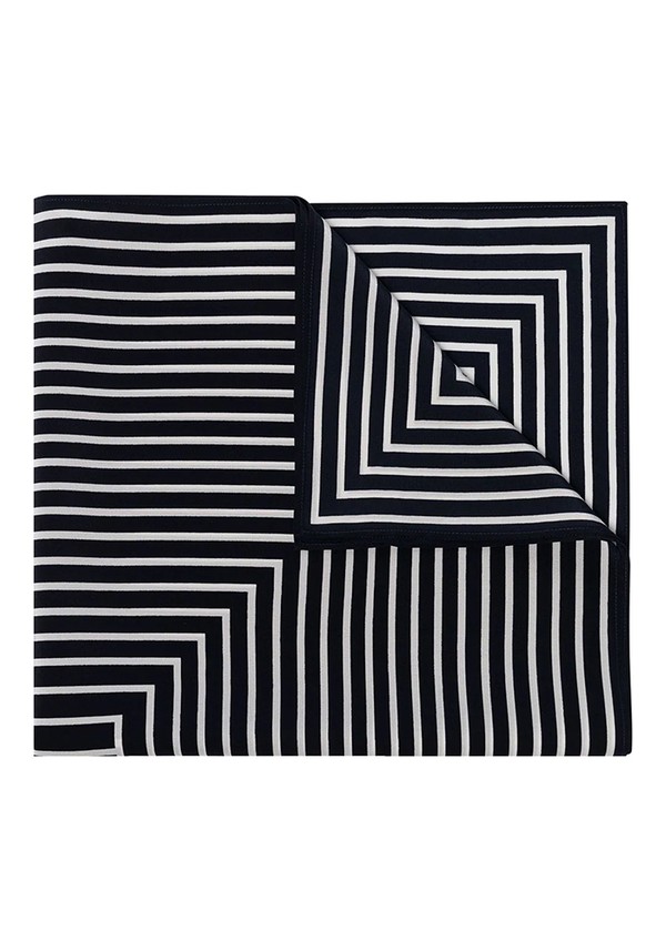 Monogram-Print Silk Scarf from Totême
